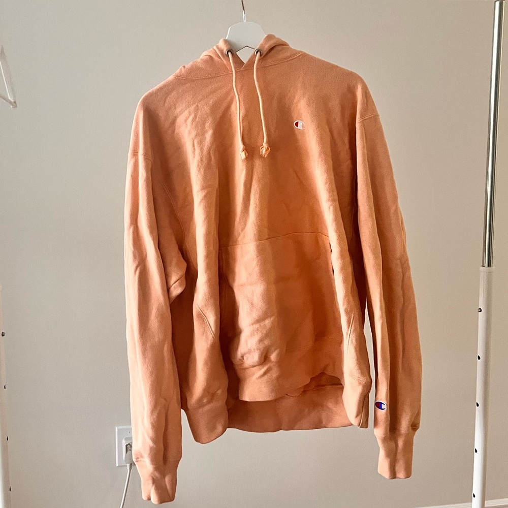 Light Pink/Salmon Champion Hoodie